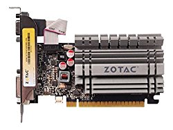 ZOTAC GeForce GT 730 Low Profile 4GB 64-Bit DDR3 PCI Express 2.0 x16 (x8 lanes) Graphics Card (ZT-71115-20L)