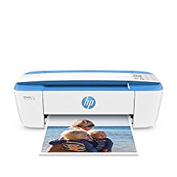 HP DeskJet 3755 Compact All-in-One Photo Printer with Wireless & Mobile Printing, Instant Ink ready – Blue Accent (J9V90A)