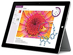 Microsoft Surface 3 Tablet (10.8-Inch, 64 GB, Intel Atom, Windows 10) (Certified Refurbished)