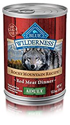 Blue Buffalo Wilderness Rocky Mountain Recipes Adult Red Meat – Grain Free 12.5 oz, Pack of 12