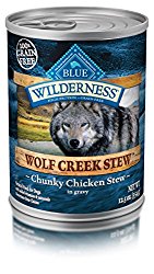 Blue Buffalo Wilderness Wolf Creek Stews Chicken – Grain Free 12.5 oz, Pack of 12