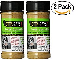 Etta Says! Liver Sprinkles 100-Percent All Natural Liver From American Farms, 2-Pack, 3-Ounces Each