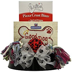GreatArrivals Gift Baskets 1 Piece Happy Tails: Pet Dog Gift Basket, 2.5 lb