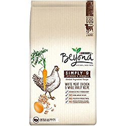 Purina Beyond Natural Dry Dog Food, Simply 9, White Meat Chicken and Whole Barley Recipe, 24-Pound Bag, Pack of 1