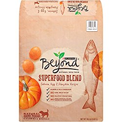Purina Beyond Natural Dry Dog Food, Superfood Blend, Salmon, Egg and Pumpkin Recipe, 14.5-Pound Bag, Pack of 1