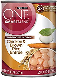 Purina ONE SmartBlend Tender Cuts in Gravy Wet Dog Food – (12) 3 oz. Cans