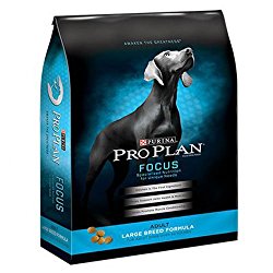 Purina Pro Plan Dry Dog Food, Focus, Adult Large Breed Formula, 34-Pound Bag, Pack of 1