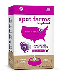 Spot Farms Dehydrated Human Grade Dog Food, Grain Free Turkey, 3.5lb