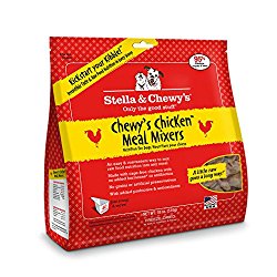 Stella & Chewy’s Freeze-Dried Raw Chewy’s Chicken Meal Mixers Dog Food Topper, 18 oz bag