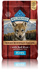Blue Buffalo Wilderness Puppy Rocky Mtn Recipes Red Meat-Grain Free 22 lb