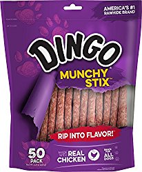 Dingo Munchy Stix Treats, 50-Count, 15.5 OZ