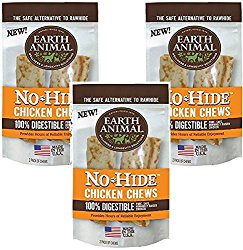 Earth Animal No-Hide Chicken Chew 7 Inches – 6 Total(3 Packs with 2 per pack)