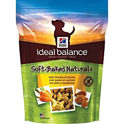 Hill’s Ideal Balance Soft-Baked Naturals with Chicken & Carrots Dog Treats, 8 oz bag