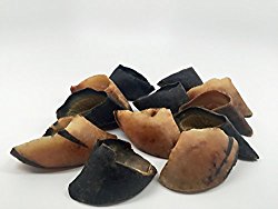 Natural Cow Hooves for Dogs – QTY 25 Made in the USA Bulk Dog Dental Treats & Dog Chews Beef Hoof, American Made
