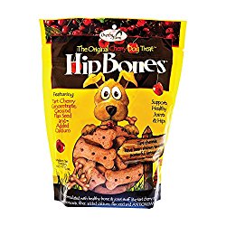Overby Farm Hip Bones for Medium to Large Dogs, 17.6 oz Biscuits, Made in USA