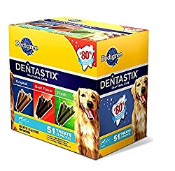 Pedigree Dentastix Variety Pack (51 Treats) 3 Flavors