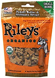 Riley’s Organics Peanut Butter and Molasses Bone, Small 5 oz.