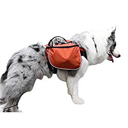 MYPET for Dog Dog Backpack Adjustable Saddlebag Style Dog Accessory Large