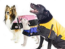 Derby Originals 600D Medium Weight Waterproof Breathable Insulated Dog Coat, Large, Blue