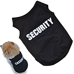 Pet Dog T Shirt, Lookatool Fashion Summer Cute Dog Pet Vest Puppy Printed Cotton T Shirt (S, Black)