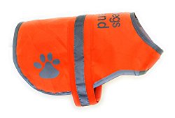 4Legs Friend Reflective Dog Safety Vest (3 Sizes) – High Visibility for Outdoor Activity Day and Night – Special Design with Velcro Straps | Blaze Orange