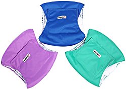 Wegreeco Washable Dog Diapers – Washable Male Dog Belly Wrap- Pack of 3,(Small)