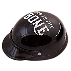 Helmet for Biker Dogs, Pet Accessory – Bad to the Bone-medium for dogs 13-20 lbs.