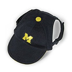 Sporty K9 Collegiate Michigan Wolverines Dog Cap, Large  – New Design