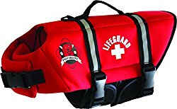 Fido Pet Products Paws Aboard Neoprene Doggy Life Jacket, X-Small, Red
