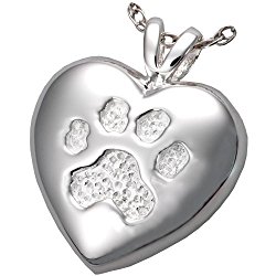 Memorial Gallery Pets 3198s A Touch Of Your Paw Sterling Silver Cremation Pet Jewelry