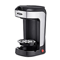 Bella BLA14436 One Scoop One Cup Coffee Maker, Black and Stainless Steel