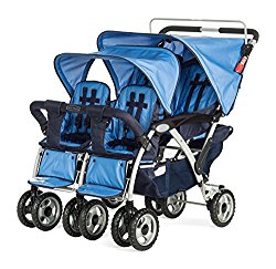Child Craft Sport Multi-Child Stroller, Quad, Regatta Blue