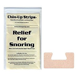 ChinUp Strips reduce loud snoring on the first night, encourage nasal breathing, and reduce dry mouth and throat. For men without a beard.