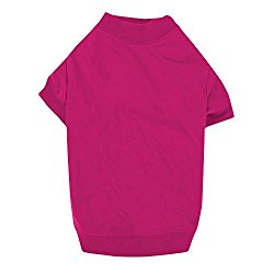 Zack & Zoey Basic Tee Shirt for Dogs,16″  Medium, Pink