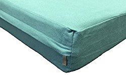 Petbed4less Heavy Duty Green Canvas Pet Bed Dog Bed Zipper Cover Small, Medium to Super Large – 8 sizes – Replacement Zipper Cover only