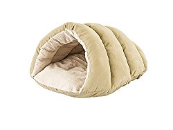 Ethical Pets Sleep Zone Cuddle Cave Pet Bed, 22″, Tan
