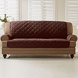 Brylanehome Reversible Pet Extra-Long Sofa Slipcover (Chocolate Natural,0)