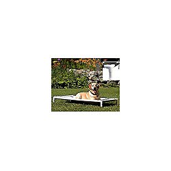 PetEdge PVC and Nylon Pipe Dream Elevated Dog Bed, Medium