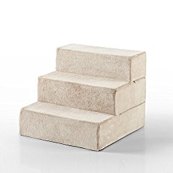 Zinus 3-Step Comfort Foam Pet Stairs / Pet Ramp / Pet Ladder