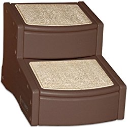 Pet Gear Cocoa Easy Step II Pet Stairs, Brown