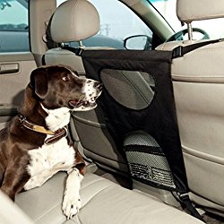 YK Vehicle-mounted Secure Partition for Pets,Front Seat Dog Guard,Dog Travel Pet Barrier ,Fits All Vehicles