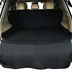 NAC&ZAC Waterproof SUV Cargo Liner, Pet Seat Cover with Extra Bumper Flap, Machine Washable Dog Cargo Cover