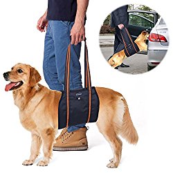 Dog Lift Harness, PETBABA Mobility Rehabilitation Sling Support Harness with Handle for Elder Dog Especially for Aid Injury and Arthritis M