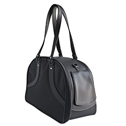 Petote Roxy Pet Carrier Bag, Black, Large
