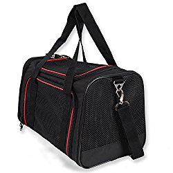 A4Pet Sturdy and Collapsible Airline approved Soft Pet Carrier for Dogs and Cats up to 18 lbs