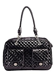 BETOP HOUSE Soft-Sided Pet Carrier Purse for Travel, Black