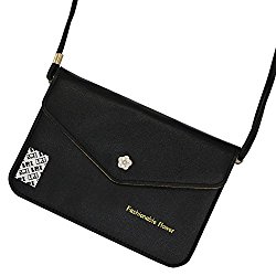 LefRight Cross Body Cell Phone Purse 2 Layer Classic Envelope Style Pouch Bag for iPhone 7 Plus One Plus 3T