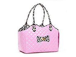 Zoostar Pink Fashion Pet Dog Cat Handbag Purse Airline Outdoor Carrier Travel Hiking Bag