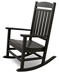 Ivy Terrace IVR100BL Classics Rocker Chair, Black