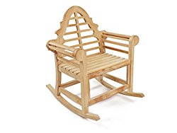 Windsor’s Premium Grade A Plantation Teak Lutyens Rocking Chair 36″/40lbs ,5 Year Warranty, World’s Best Outdoor Furniture ,Teak Lasts A Lifetime! List $1150-Save!